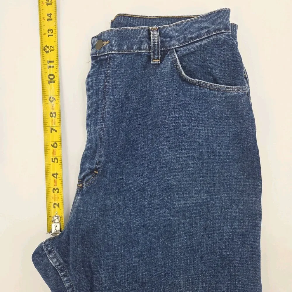 Vintage Wrangler For Women Jeans Size 18x30 Straight Leg Western Cowboy Rodeo